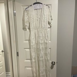 White Honeypunch Dress S